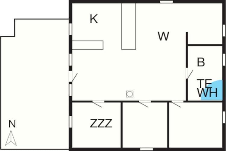 Three-Bedroom Holiday Home In Thisted 4 Nørre Vorupør Екстериор снимка
